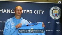 Haaland on joining Manchester City: 'It's a perfect fit'