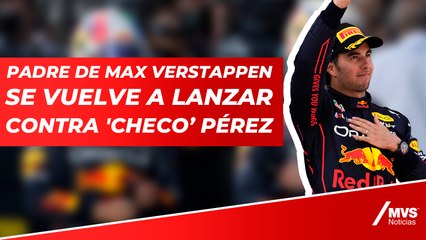 Скачать видео: Papá de Max Verstappen se vuelve a lanzar contra Checo Pérez tras el Gran Premio de Azerbaiyán