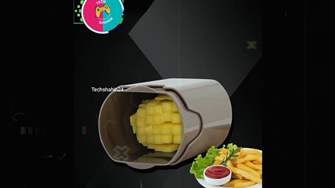 Stainless Steel French Fry Potato Cutter Vegetable Fruit Slicer Chopper Techshahin24