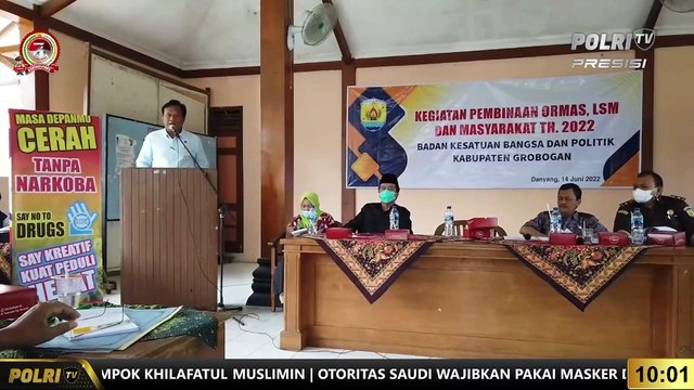 PRESISI UPDATE 10.00 WIB POLRES GROBOGAN MENGGELAR PENYULUHAN DAN SOSIALISASI BAHAYA NARKOBA