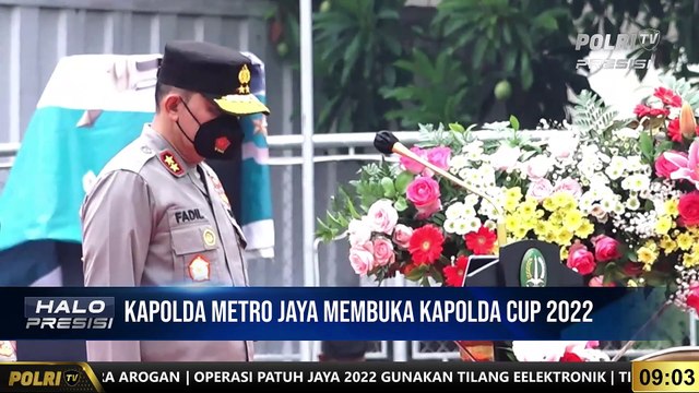 Live Report Retno Barunawati Ayu Terkait Kapolda Metro Jaya Membuka Kapolda Cup 2022