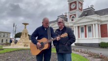 Rodney Vincent and Lucky Starr at the Ararat stop of their latest tour