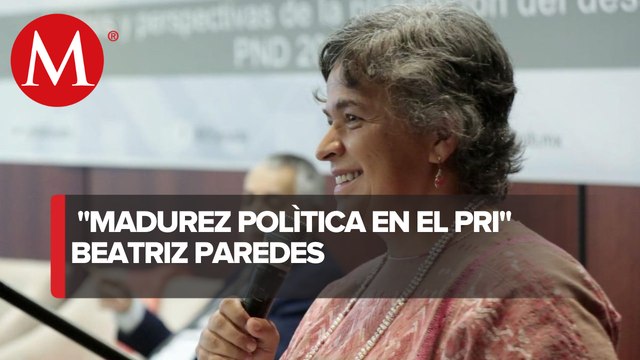 Esta reunión reflejó madurez política en el PRI para tratar cualquier tema ; Beatriz Paredes