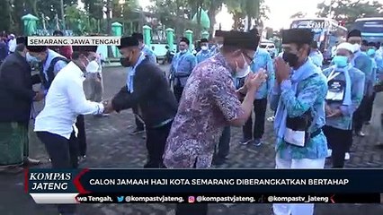 Calon Jemaah Haji Kota Semarang Diberangkatkan Bertahap