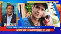 Filtran audios de Juan Vidal agrediendo a Cynthia Klitbo