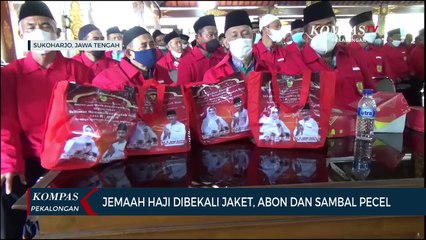 Скачать видео: Jemaah Haji Dibekali Jaket, Abon, Serundeng, Sambal Pecel dan Kentang Kering Manis