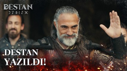 Alpagu Han, halka zaferi ilan ediyor!-  Destan  27. Bölüm (SEZON FİNALİ)