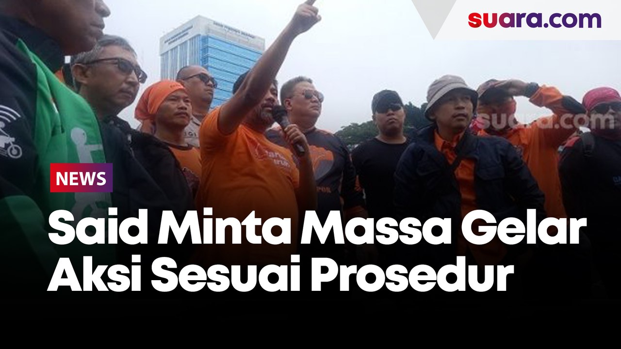 Sempat Ricuh, Said Iqbal Berang dan Minta Massa...