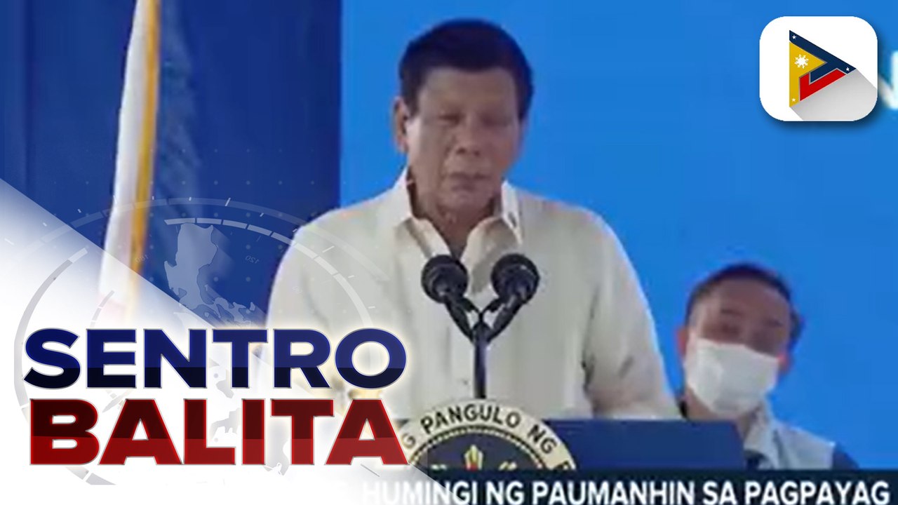 Pres. Duterte, humingi ng paumanhin sa pagpayag na mag-operate ang e-sabong sa bansa;