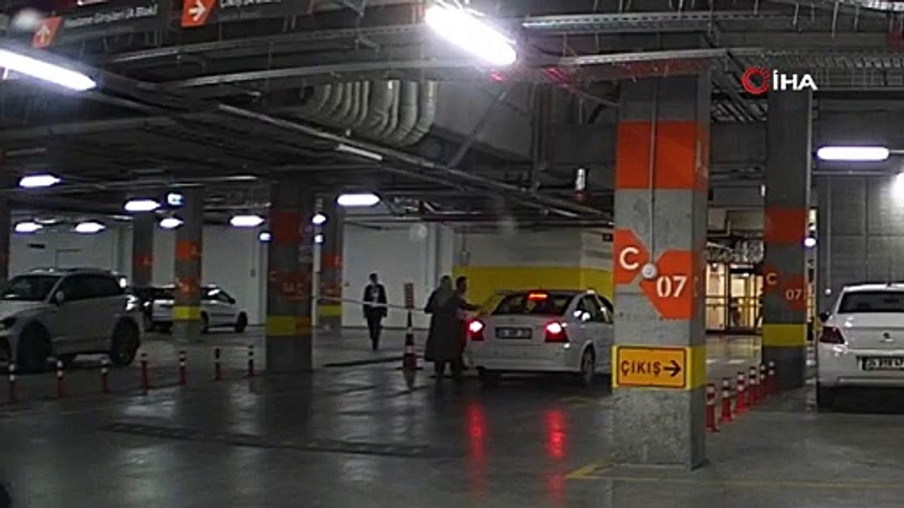 Başakşehir Çam ve Sakura Şehir Hastanesinin otoparkında şüpheli ölüm
