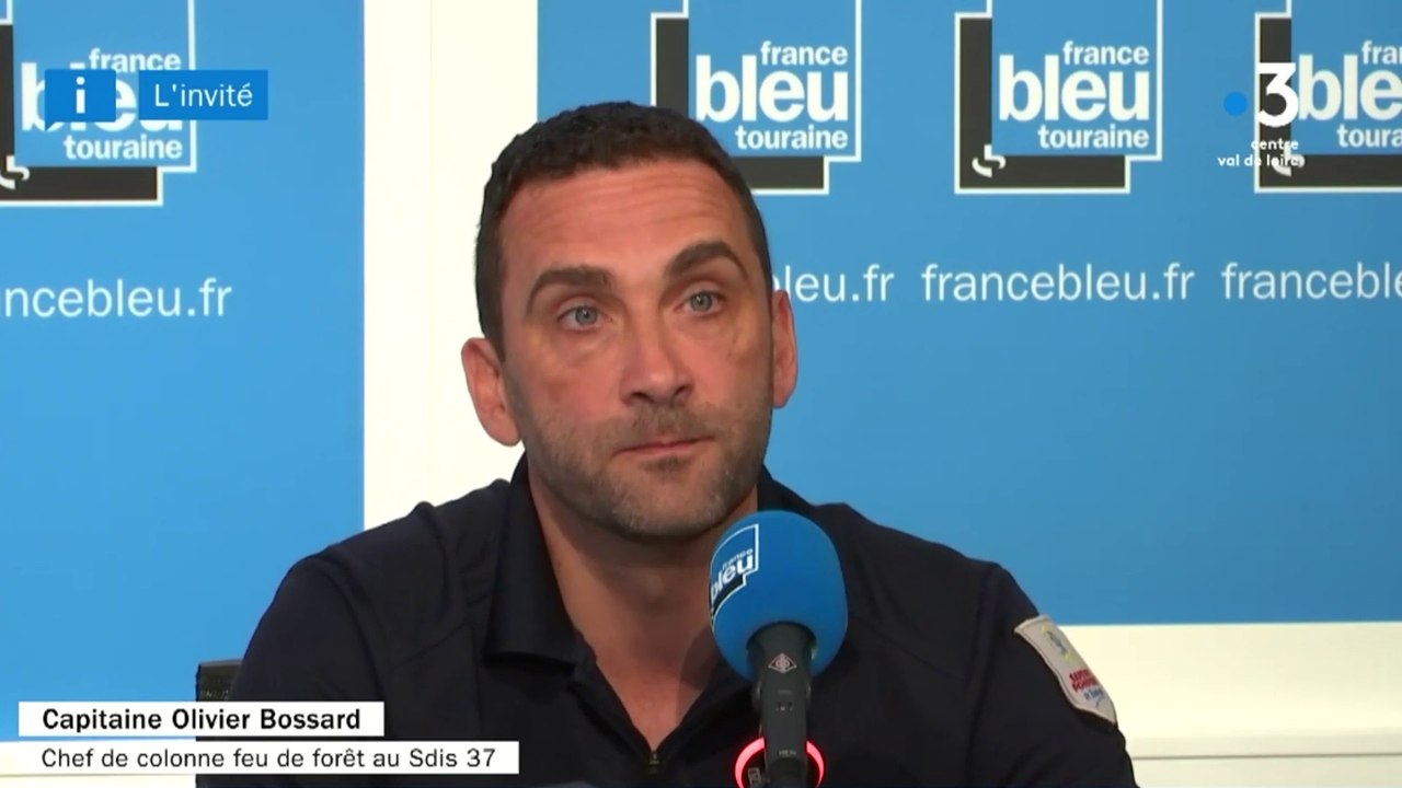 L'invité du 6/9 - Capitaine Olivier Bossard, chef de colonne feu de forêt au Sdis 37