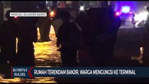 Rumah Terendam Banjir, Warga Mengungsi Ke Terminal