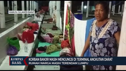 Rumah Warga Korban Banjir Masih Terendam Lumpur