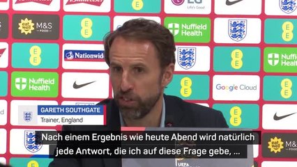 Southgate nach Blamage: Sind immer noch Mitfavorit