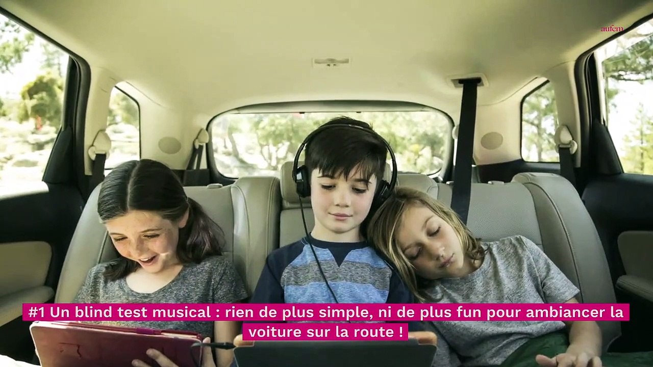 8 trucs tout bêtes (mais malins) pour occuper les enfants en voiture