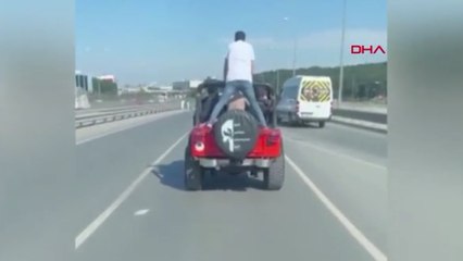 Kartal'da tehlikeli yolculuk