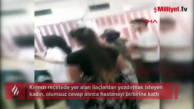 Hastanede 'kırmızı reçete' kabusu! Kadın ortalığı birbirine kattı