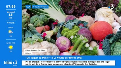 15/06/2022 - Le 6/9 de France Bleu Drôme Ardèche en vidéo