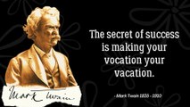 Life Quotes Mark Twain | Can Be Used As Encouragement When Experiencing Difficulties In Life