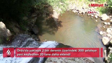 Ordu'da 20 yeni şelale keşfedildi