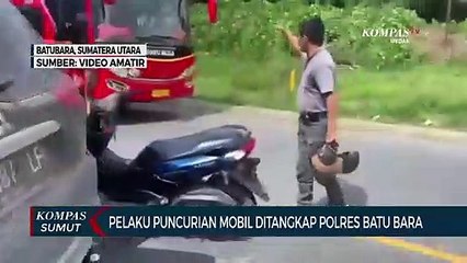 Detik-detik Polisi Sergap Pelaku Pencurian