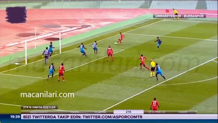 Ümraniyespor 0-1 Bursaspor [HD] 25.01.2017 - 2016-2017 Turkish Cup Group G Matchday 6