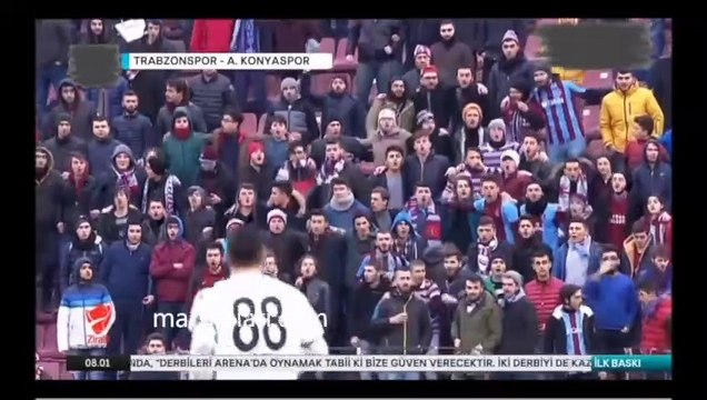 Trabzonspor 1-0 Atiker Konyaspor [HD] 26.01.2017 - 2016-2017 Turkish Cup Group H Matchday 6