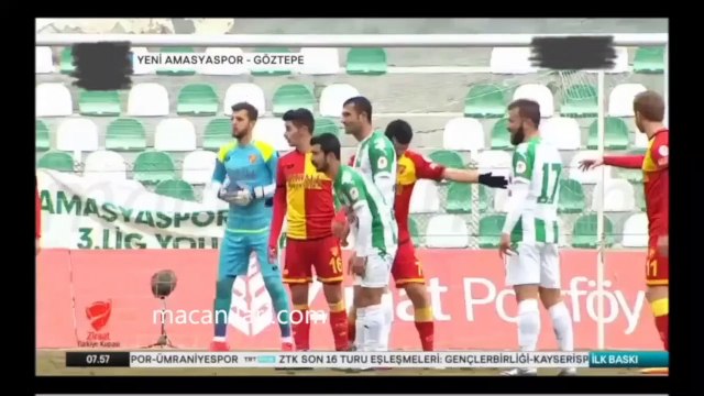 Yeni Amasyaspor 3-2 Göztepe [HD] 26.01.2017 - 2016-2017 Turkish Cup Group F Matchday 6