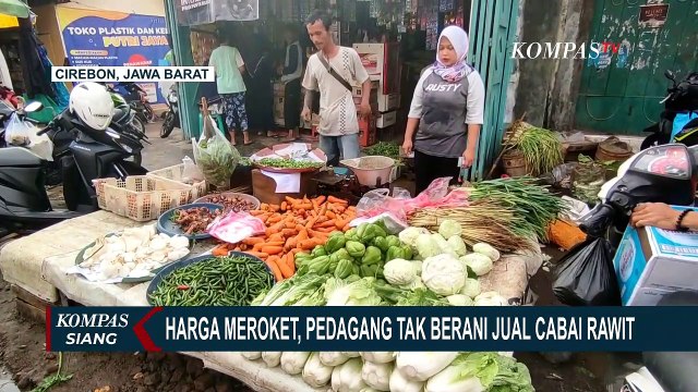 Harga Cabai Masih Naik Terus, Pedagang di Pasar Jamblang Tak Berani Jual Cabai Rawit di Lapaknya