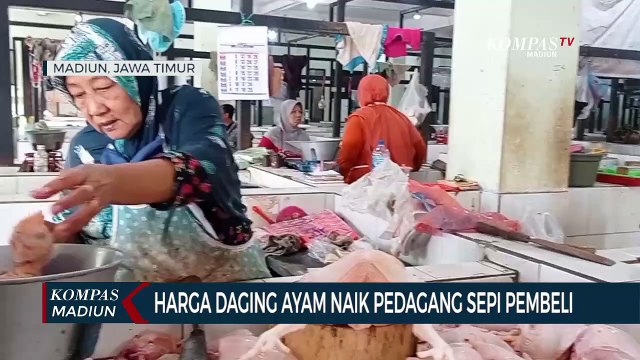 Harga Daging Ayam Naik Pedagang Sepi Pembeli