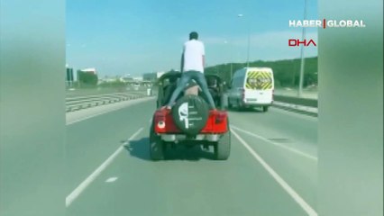 Kartal’da tehlikeli yolculuk