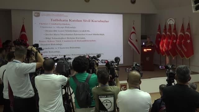 KKTC Cumhurbaşkanı Tatar, Şehit Teğmen Caner Gönyeli-2022 Arama Kurtarma Tatbikatı nı izledi