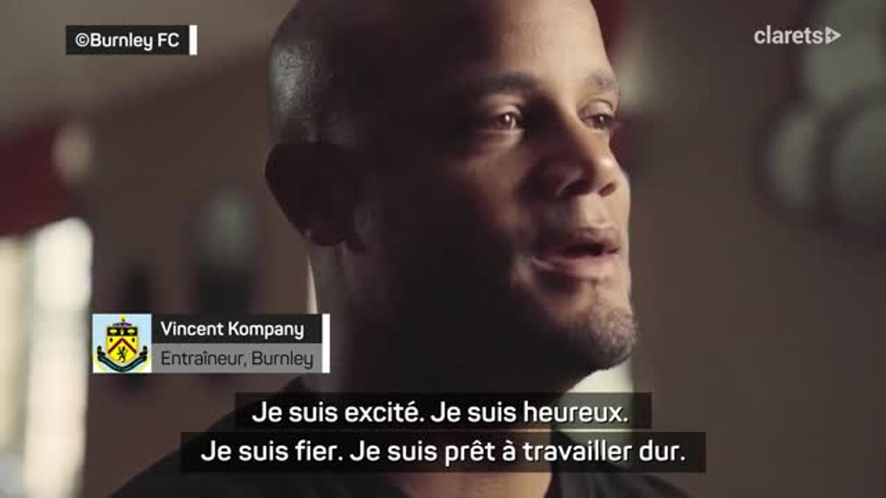 Burnley - Kompany nommé entraîneur : "Je ne vois que du potentiel ici"