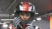 Una irani´ rompe barreras con su moto a 160 km/h