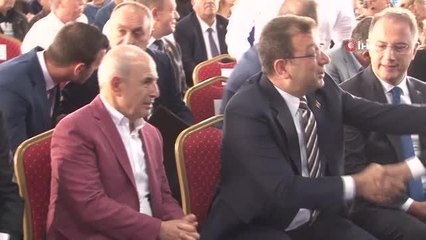 Büyükçekmece'de atık su deresi temel atma töreni yapıldı