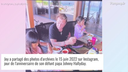 "J'espère que tu vas bien là-haut" : Déchirant message de Joy Hallyday à son père Johnny