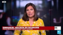Emmanuel Macron en Roumanie : 