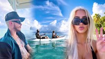 Kim Kardashian And Pete Davidson Enjoys Romantic Vacation, See PDA Pics