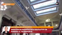 Insisten en reparto más equitativo de fondos al transporte