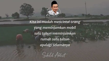 Hutang Jasa Manusia _ Ngaji 1 Menit Gus Baha