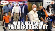 Najib, keluarga naik MRT laluan Putrajaya sebelum pelancaran esok