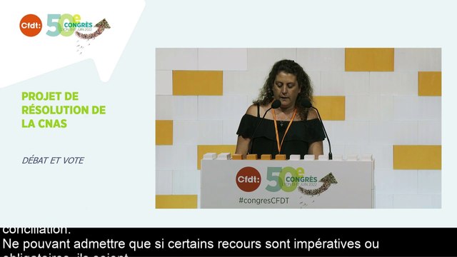 REPLAY 50e Congrès CFDT - mercredi 15 juin 2022 - 11h/12h30