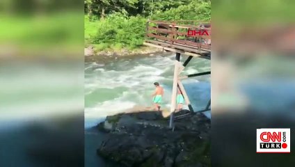 Fırtına Deresi'nden ölüme atlayış kamerada