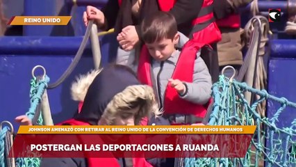 Postergan las deportaciones a ruanda