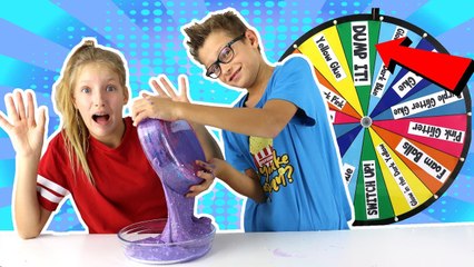Mystery Wheel of DUMP IT Slime Challenge!!!
