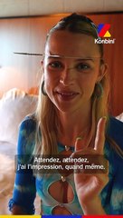 On a fait le challenge du cintre avec Angèle