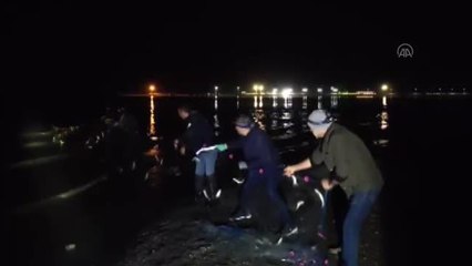 620 kilogram kaçak avlanılan inci kefali ele geçirildi