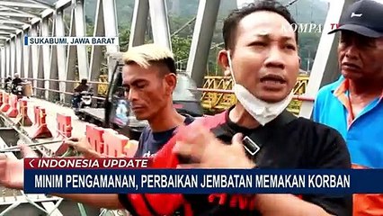 Memakan Tiga Korban, Perbaikan Jembatan di Sukabumi Kini Dipasang Pengaman