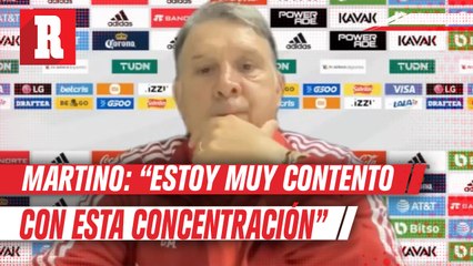 Martino se dice contento del desempeño del Tri en esta gira de partidos