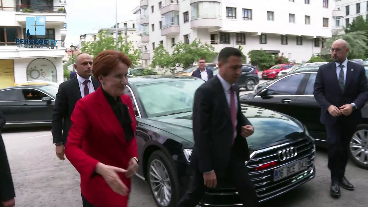 Akşener, Davutoğlu’nu Ziyaret Etti